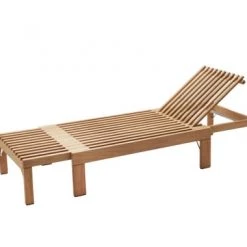 Skagerak Bains De Soleil Et Chaises Longues Bain De Soleil Réglable En Teck -Fauteuils de jardin Soldes Boutique bain de soleil reglable en teck 3