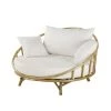 Maisons Du Monde Bains De Soleil Et Chaises Longues Bain De Soleil Rond Double En Rotin Et Coussins écrus -Fauteuils de jardin Soldes Boutique bain de soleil rond double en rotin et coussins ecrus 1000 1 2 208897 1