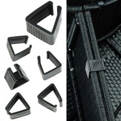 Tectake Bains De Soleil Et Chaises Longues Bain De Soleil Rond Modulable SANTORIN Noir/gris -Fauteuils de jardin Soldes Boutique bain de soleil rond modulable santorin noir gris 3