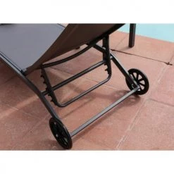 Proloisirs Bains De Soleil Et Chaises Longues Bains De Soleil En Aluminium Gris Celio (Lot De 2) -Fauteuils de jardin Soldes Boutique bains de soleil en aluminium gris celio lot de 2 2