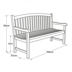 Happy Garden Chaises De Jardin Banc De Jardin En Teck -Fauteuils de jardin Soldes Boutique banc de jardin en teck 2