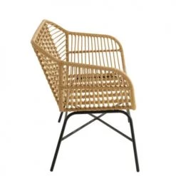 Jolipa Fauteuils De Jardin Canapé Extérieur 2 Places Style Rotin -Fauteuils de jardin Soldes Boutique canape exterieur 2 places style rotin 3