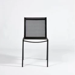 Arcane Chaises De Jardin Chaise Aluminium Et Textilène Empilable Gris Anthracite -Fauteuils de jardin Soldes Boutique chaise aluminium et textilene empilable gris anthracite 3