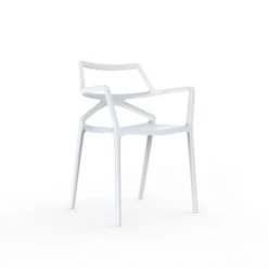 Vondom Chaises De Jardin Chaise Avec Accoudoirs Noire -Fauteuils de jardin Soldes Boutique chaise avec accoudoirs blanche