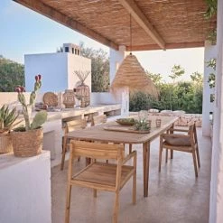 Maisons Du Monde Chaises De Jardin Chaise Avec Accoudoirs De Jardin En Bois D'acacia Massif -Fauteuils de jardin Soldes Boutique chaise avec accoudoirs de jardin en bois d acacia massif 1000 16 10 219401 5