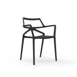 Vondom Chaises De Jardin Chaise Avec Accoudoirs écru -Fauteuils de jardin Soldes Boutique chaise avec accoudoirs noire 4