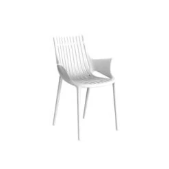 Vondom Chaises De Jardin Chaise Blanche Avec Accoudoirs -Fauteuils de jardin Soldes Boutique chaise blanche avec accoudoirs 5