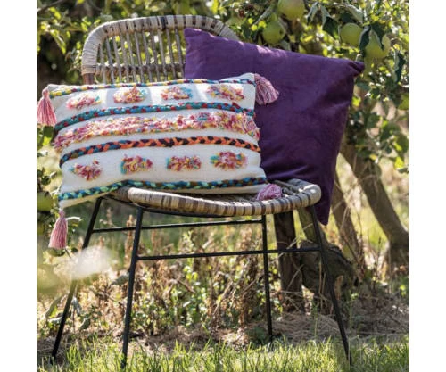 Meubles & Design Chaises De Jardin Chaise Bohème Intérieur Extérieur En Teck Et Métal 4 Meubles & Design Chaises De Jardin Chaise Bohème Intérieur Extérieur En Teck Et Métal – Image 2