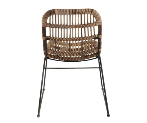 Meubles & Design Chaises De Jardin Chaise Bohème Intérieur Extérieur En Teck Et Métal 7 Meubles & Design Chaises De Jardin Chaise Bohème Intérieur Extérieur En Teck Et Métal – Image 5