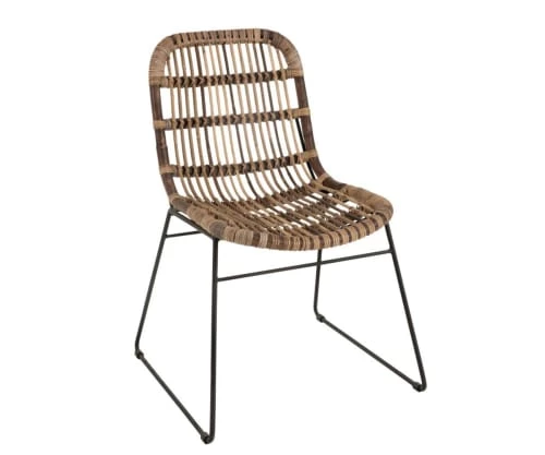 Meubles & Design Chaises De Jardin Chaise Bohème Intérieur Extérieur En Teck Et Métal 3 Meubles & Design Chaises De Jardin Chaise Bohème Intérieur Extérieur En Teck Et Métal