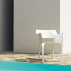 Vondom Chaises De Jardin Chaise D'extérieur écru -Fauteuils de jardin Soldes Boutique chaise d exterieur ecru 1