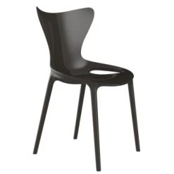 Vondom Chaises De Jardin Chaise D'extérieur Laquée Noire -Fauteuils de jardin Soldes Boutique chaise d exterieur laquee anthracite 4