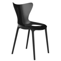 Vondom Chaises De Jardin Chaise D'extérieur Laquée Noire -Fauteuils de jardin Soldes Boutique chaise d exterieur laquee noire 4