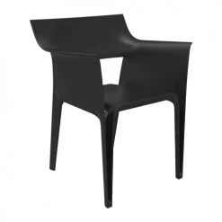 Vondom Chaises De Jardin Chaise D'extérieur Noire