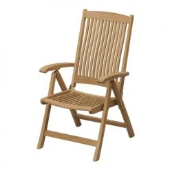 Skagerak Chaises De Jardin Chaise D'extérieur Pliable En Bois De Teck