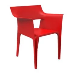 Vondom Chaises De Jardin Chaise D'extérieur écru -Fauteuils de jardin Soldes Boutique chaise d exterieur rouge