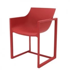 Vondom Chaises De Jardin Chaise D'extérieur Rouge Avec Accoudoirs -Fauteuils de jardin Soldes Boutique chaise d exterieur rouge avec accoudoirs 2