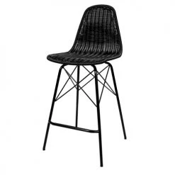 Rendez Vous Déco Chaises De Jardin Chaise De Bar 63 Cm En Résine Tressé Noire (lot De 2) 12 Rendez Vous Déco Chaises De Jardin Chaise De Bar 63 Cm En Résine Tressé Noire (lot De 2) -Fauteuils de jardin Soldes Boutique chaise de bar 63 cm en resine tresse noire lot de 2 4