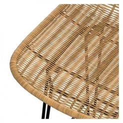 Rendez Vous Déco Chaises De Jardin Chaise De Bar 76 Cm En Résine Tressée Marron (lot De 2) -Fauteuils de jardin Soldes Boutique chaise de bar 76 cm en resine tressee marron lot de 2 2