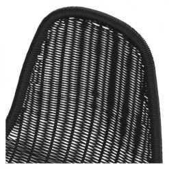 Rendez Vous Déco Chaises De Jardin Chaise De Bar 76 Cm En Résine Tressée Noire (lot De 2) -Fauteuils de jardin Soldes Boutique chaise de bar 76 cm en resine tressee noire lot de 2 10
