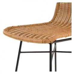 Rendez Vous Déco Chaises De Jardin Chaise De Bar Mi-hauteur 63 Cm En Résine Tressée Marron (x2) -Fauteuils de jardin Soldes Boutique chaise de bar mi hauteur 63 cm en resine tressee marron x2 2