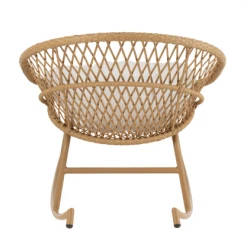 Meubles & Design Fauteuils De Jardin Chaise De Jardin à Bascule Effet Rotin Avec Coussin Blanc 11 Meubles & Design Fauteuils De Jardin Chaise De Jardin à Bascule Effet Rotin Avec Coussin Blanc -Fauteuils de jardin Soldes Boutique chaise de jardin a bascule effet rotin avec coussin blanc 3