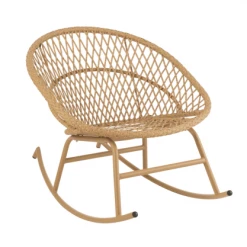 Meubles & Design Fauteuils De Jardin Chaise De Jardin à Bascule Effet Rotin Avec Coussin Blanc 12 Meubles & Design Fauteuils De Jardin Chaise De Jardin à Bascule Effet Rotin Avec Coussin Blanc -Fauteuils de jardin Soldes Boutique chaise de jardin a bascule effet rotin avec coussin blanc 4