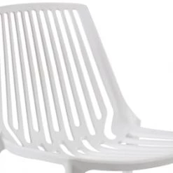 Oviala Chaises De Jardin Chaise De Jardin Ajourée En Plastique Blanc -Fauteuils de jardin Soldes Boutique chaise de jardin ajouree en plastique blanc 5