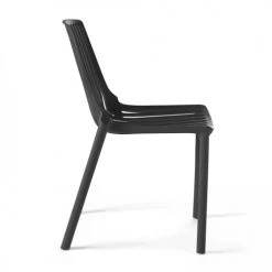 Oviala Chaises De Jardin Chaise De Jardin Ajourée En Plastique Noir -Fauteuils de jardin Soldes Boutique chaise de jardin ajouree en plastique noir 2