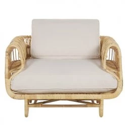 Beliani Fauteuils De Jardin Chaise De Jardin Beige -Fauteuils de jardin Soldes Boutique chaise de jardin beige 2