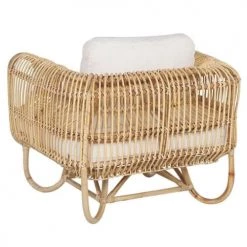 Beliani Fauteuils De Jardin Chaise De Jardin Beige -Fauteuils de jardin Soldes Boutique chaise de jardin beige 3