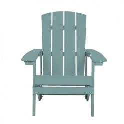 Beliani Fauteuils De Jardin Chaise De Jardin Bleu Turquoise Avec Repose-pieds -Fauteuils de jardin Soldes Boutique chaise de jardin bleu turquoise avec repose pieds 2