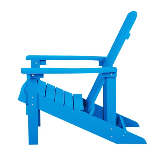 Beliani Fauteuils De Jardin Chaise De Jardin Bleue 5 Beliani Fauteuils De Jardin Chaise De Jardin Bleue – Image 3