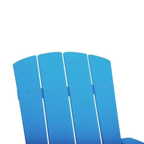 Beliani Fauteuils De Jardin Chaise De Jardin Bleue 8 Beliani Fauteuils De Jardin Chaise De Jardin Bleue – Image 6