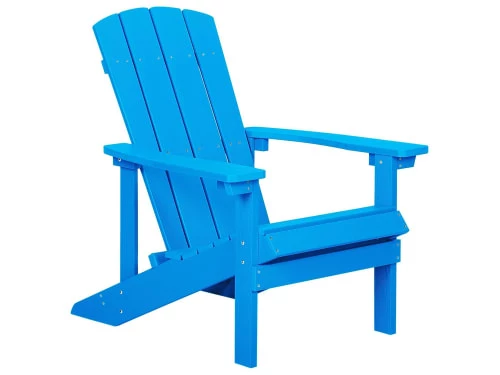 Beliani Fauteuils De Jardin Chaise De Jardin Bleue 3 Beliani Fauteuils De Jardin Chaise De Jardin Bleue