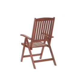 Beliani Chaises De Jardin Chaise De Jardin Bois Foncé -Fauteuils de jardin Soldes Boutique chaise de jardin bois fonce 4
