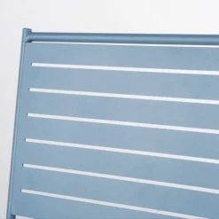 Maisons Du Monde Chaises De Jardin Chaise De Jardin Empilable En Acier Bleu -Fauteuils de jardin Soldes Boutique chaise de jardin empilable en acier bleu 1000 6 35 219918 3