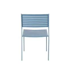Maisons Du Monde Chaises De Jardin Chaise De Jardin Empilable En Acier Bleu -Fauteuils de jardin Soldes Boutique chaise de jardin empilable en acier bleu 1000 6 35 219918 4