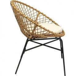 Kare Design Chaises De Jardin Chaise De Jardin En Acier Et Polyéthylène -Fauteuils de jardin Soldes Boutique chaise de jardin en acier et polyethylene 4