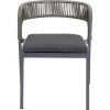 Kare Design Chaises De Jardin Chaise De Jardin En Alu Et Polypropylène Gris -Fauteuils de jardin Soldes Boutique chaise de jardin en alu et polypropylene gris