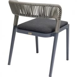 Kare Design Chaises De Jardin Chaise De Jardin En Alu Et Polypropylène Gris -Fauteuils de jardin Soldes Boutique chaise de jardin en alu et polypropylene gris 4