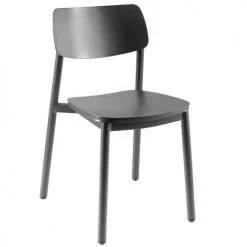 Gescova Chaises De Jardin Chaise De Jardin En Alu Noir