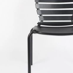 Zuiver Chaises De Jardin Chaise De Jardin En Aluminium Noir -Fauteuils de jardin Soldes Boutique chaise de jardin en aluminium noir 3