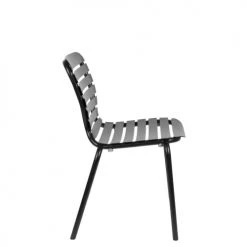 Zuiver Chaises De Jardin Chaise De Jardin En Aluminium Noir -Fauteuils de jardin Soldes Boutique chaise de jardin en aluminium noir 5