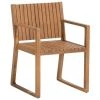 Beliani Chaises De Jardin Chaise De Jardin En Bois Clair -Fauteuils de jardin Soldes Boutique chaise de jardin en bois clair