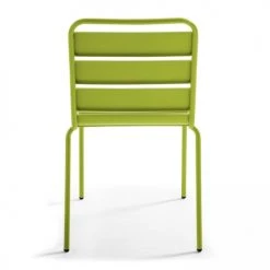 Oviala Chaises De Jardin Chaise De Jardin En Métal Vert -Fauteuils de jardin Soldes Boutique chaise de jardin en metal vert 11