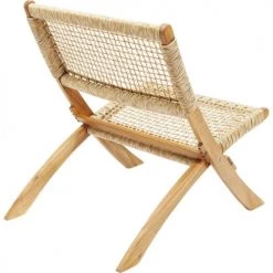 Kare Design Chaises De Jardin Chaise De Jardin En Polyéthylène Et Acacia Massif -Fauteuils de jardin Soldes Boutique chaise de jardin en polyethylene et acacia massif 2