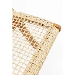 Kare Design Chaises De Jardin Chaise De Jardin En Polyéthylène Et Acacia Massif -Fauteuils de jardin Soldes Boutique chaise de jardin en polyethylene et acacia massif 3