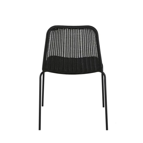Maisons Du Monde Chaises De Jardin Chaise De Jardin En Résine Et Métal Noirs 5 Maisons Du Monde Chaises De Jardin Chaise De Jardin En Résine Et Métal Noirs – Image 3