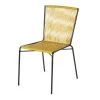 Maisons Du Monde Chaises De Jardin Chaise De Jardin En Résine Jaune Et Métal Noir -Fauteuils de jardin Soldes Boutique chaise de jardin en resine jaune et metal noir 1000 7 10 198040 1